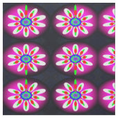 Tissu Jolie mode fleurs numériques (Échantillon)