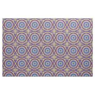 Tissu Jolie Mosaic Style Easy Match Crème Bleu brique