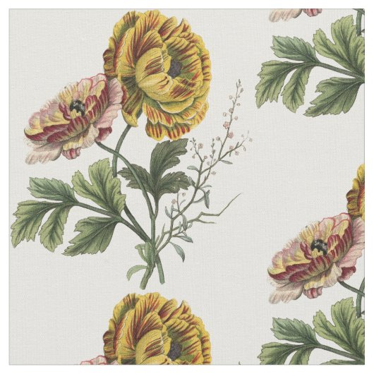 Tissu Jolies fleurs Vintages (Fermer)