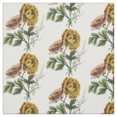Tissu Jolies fleurs Vintages (Échantillon)