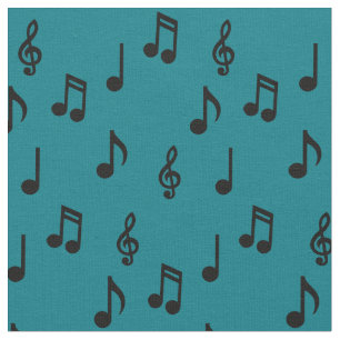 Tissu Jolies notes de musique Musicien Professeur