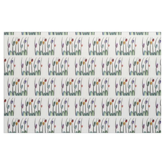 Tissu Jolies tulipes (Fat Quarter)