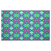Tissu JOLIMENT ! Aqua rose violet vert doux (Fat Quarter)