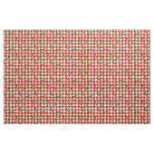 Tissu jolis chaussons chien de noël rouge et vert (Yard)