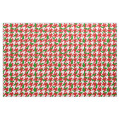 Tissu jolis chaussons chien de noël rouge et vert (Fat Quarter)