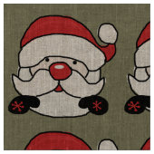 Tissu Jolly Père Noël (Fermer)