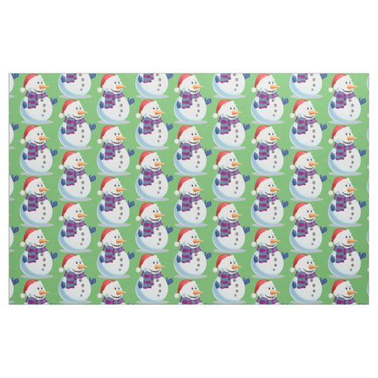 Tissu Jolly Snowman (Fat Quarter)