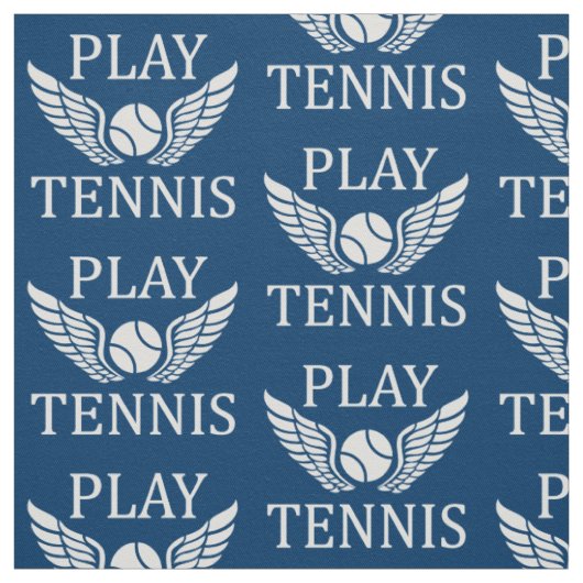 Tissu Jouer au tennis (Échantillon)