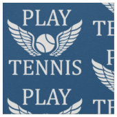 Tissu Jouer au tennis (Détail)