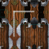 Tissu Jouer des écureuils gris (Carreau)