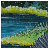 Tissu Jouer des hérons bleus (Fermer)