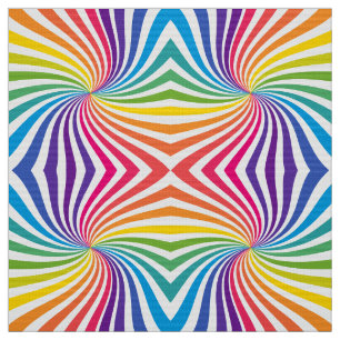 Tissu Jouer Rainbow Linnear Motif géométrique