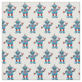 Tissu jouet mignon de robot (Échantillon)