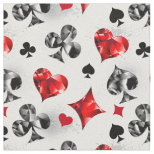 Tissu Joueur de poker Joueur de cartes de jouer costumes