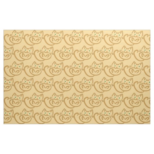 Tissu Joueur Kitty (Fat Quarter)