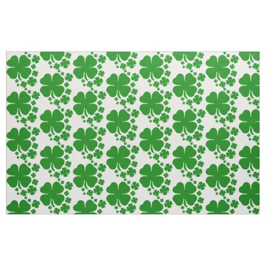 Tissu Jour de la Saint Patrick Clover Shamrock Motif Des (Fat Quarter)