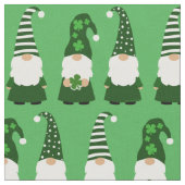 Tissu Jour de l'Saint Patrick Gnomes Vert doux (Fermer)