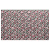 Tissu Jour des Crânes Morts Rose & Grey (Fat Quarter)