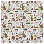 Tissu jour du doodle mort (Échantillon)
