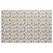 Tissu jour du doodle mort (Fat Quarter)