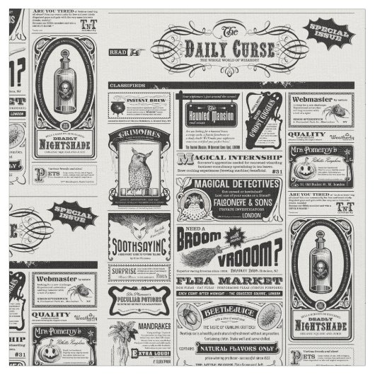 Tissu journal déplaisant (Fermer)