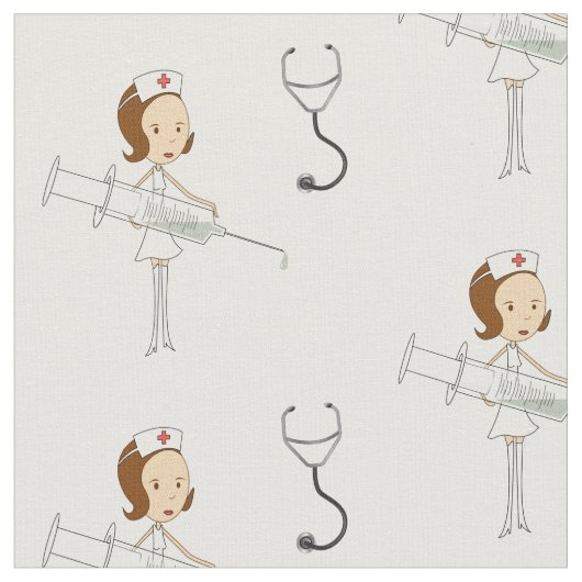 Tissu Journée internationale des infirmières (Fermer)