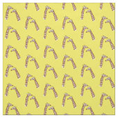 Tissu Joyeuses girafes à long cou (Échantillon)