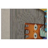 Tissu Joyeux Anniversaire Chats Lin (Fat Quarter)