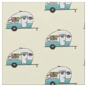 Tissu Joyeux Camper van (Fermer)