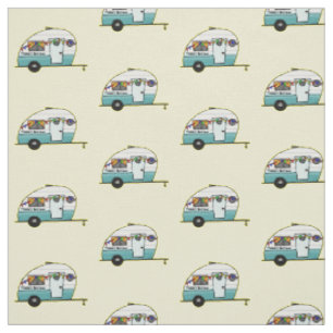 Tissu Joyeux Camper van