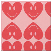 Tissu Joyeux Coeur du visage (Fermer)