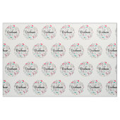 Tissu Joyeux dessin coloré de Noël (Fat Quarter)