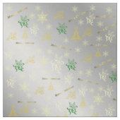 Tissu joyeux noël (Échantillon)