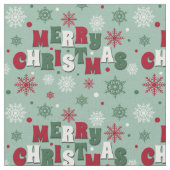 Tissu Joyeux Noël (Fermer)