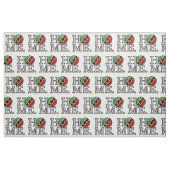 Tissu Joyeux pavillon de Saint-Kitts (Fat Quarter)