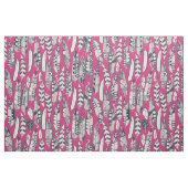 Tissu joyeux plumes rose (Fat Quarter)