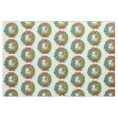 Tissu joyeux rennes de noël (Fat Quarter)