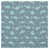 Tissu Joyeux requins (Échantillon)