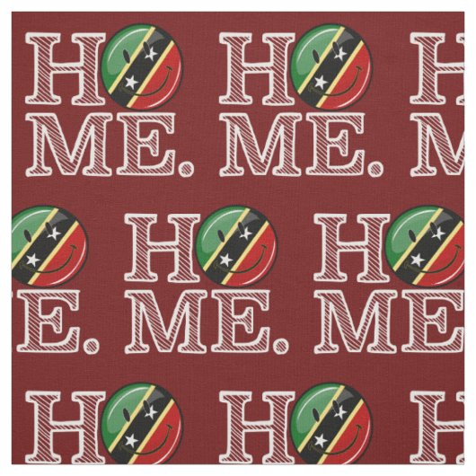 Tissu Joyeux Saint Kitts Drapeau Maison Warmer (Échantillon)