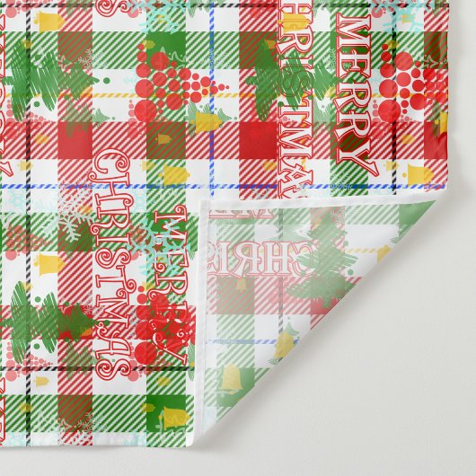 Tissu Joyeux tatan décoratif de Noël