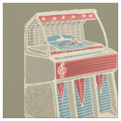 Tissu Juke-box (Fermer)
