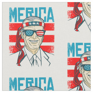 Tissu july 4th president biden merica usa