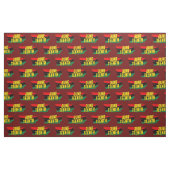 Tissu Jumelage rouge Jaune Vert noir Peinture rayures (Fat Quarter)