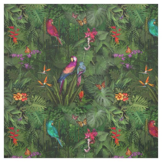 Tissu Jungle (Échantillon)