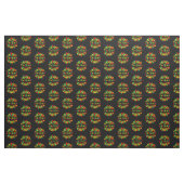 Tissu Junten Tournesol Rouge Vert Jaune Matière Fab (Fat Quarter)