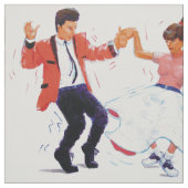Tissu jupe classique de caniche de danse de rock (Échantillon)
