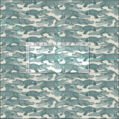 Tissu juste alligators jade (Carreau)