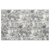 Tissu juste chatons fer (Fat Quarter)