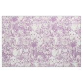 Tissu juste chatons violet (Fat Quarter)
