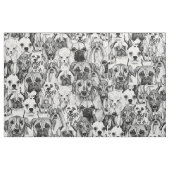 Tissu juste chiens (Fat Quarter)